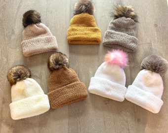 Bonnet Pompon Bebe Etsy France