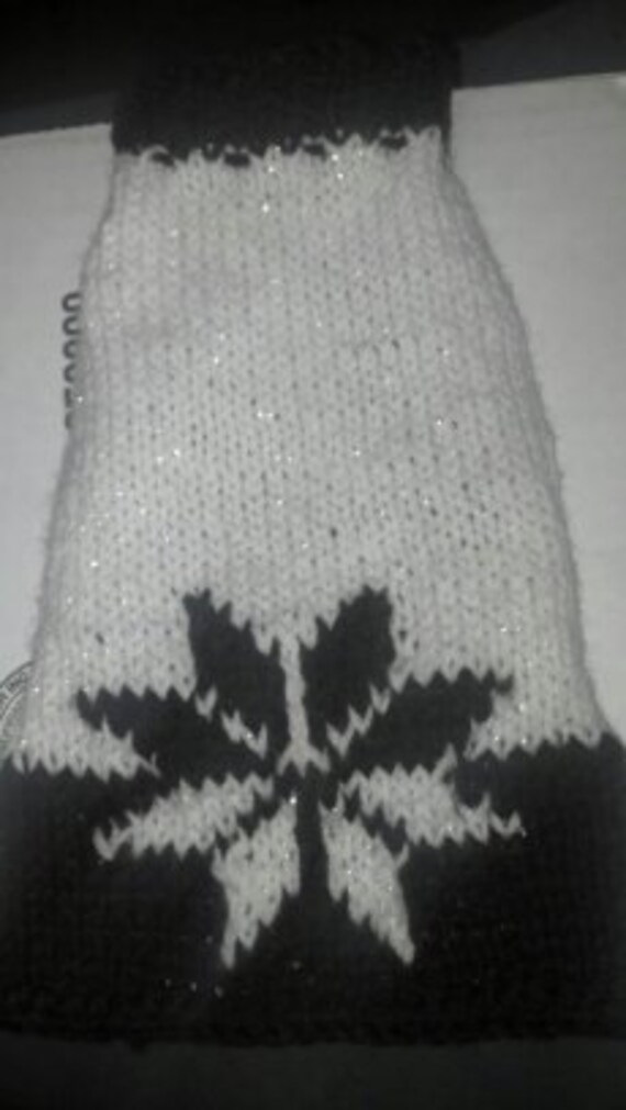 Items similar to 2 Tone Nordic Flower Dog Sweater on Etsy