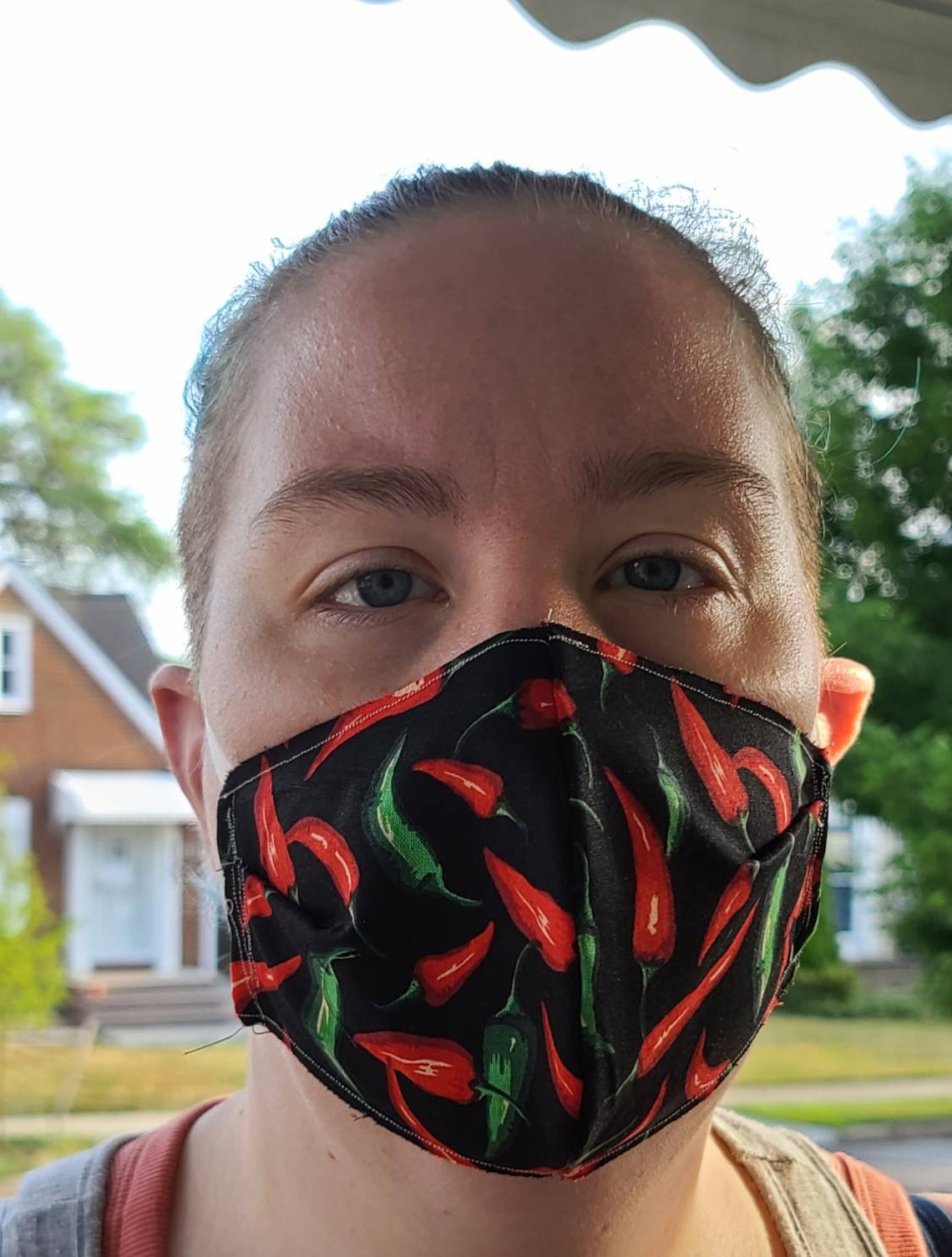 Peppers Face Mask Reusable Washable Face Mask Etsy