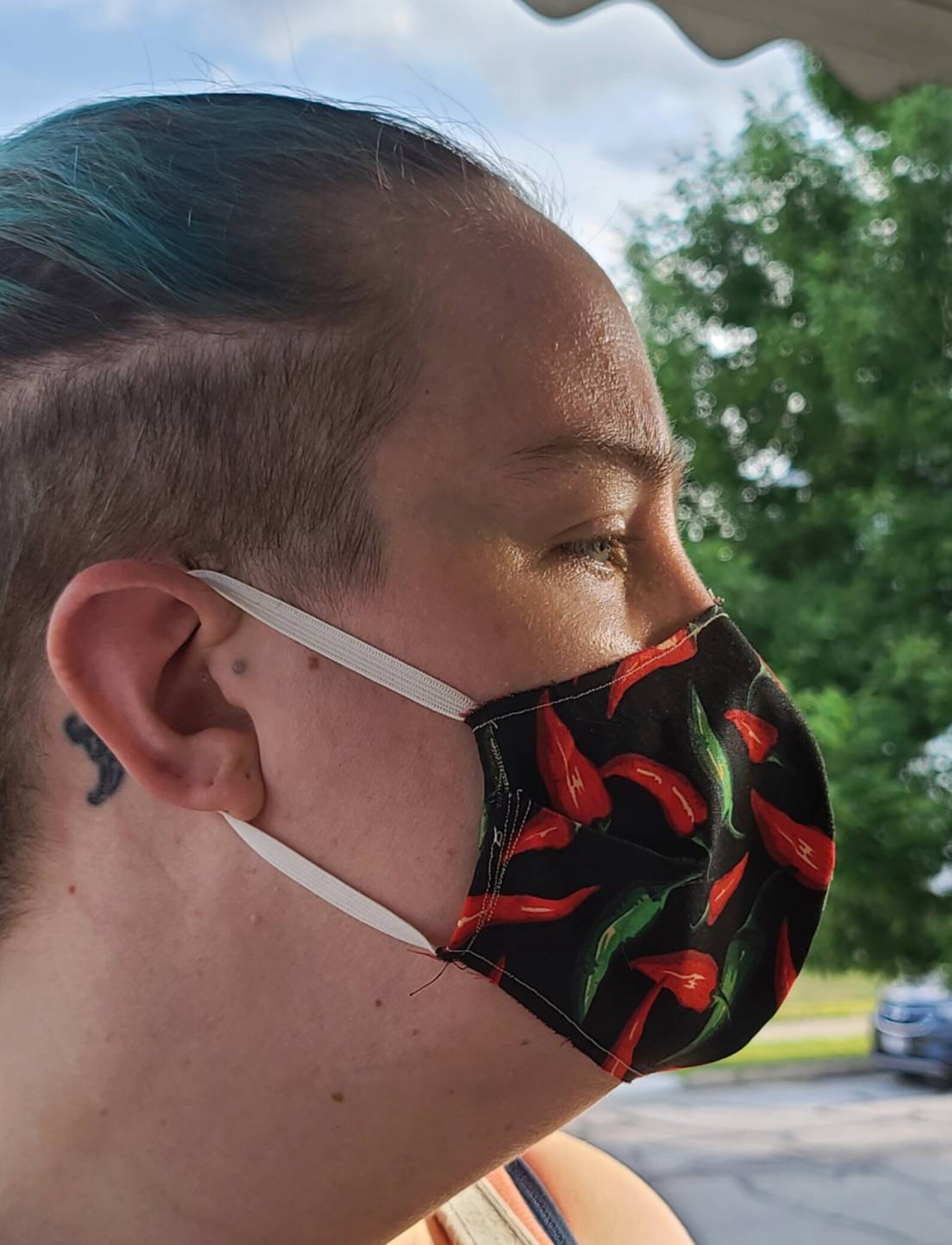 Peppers Face Mask Reusable Washable Face Mask Etsy