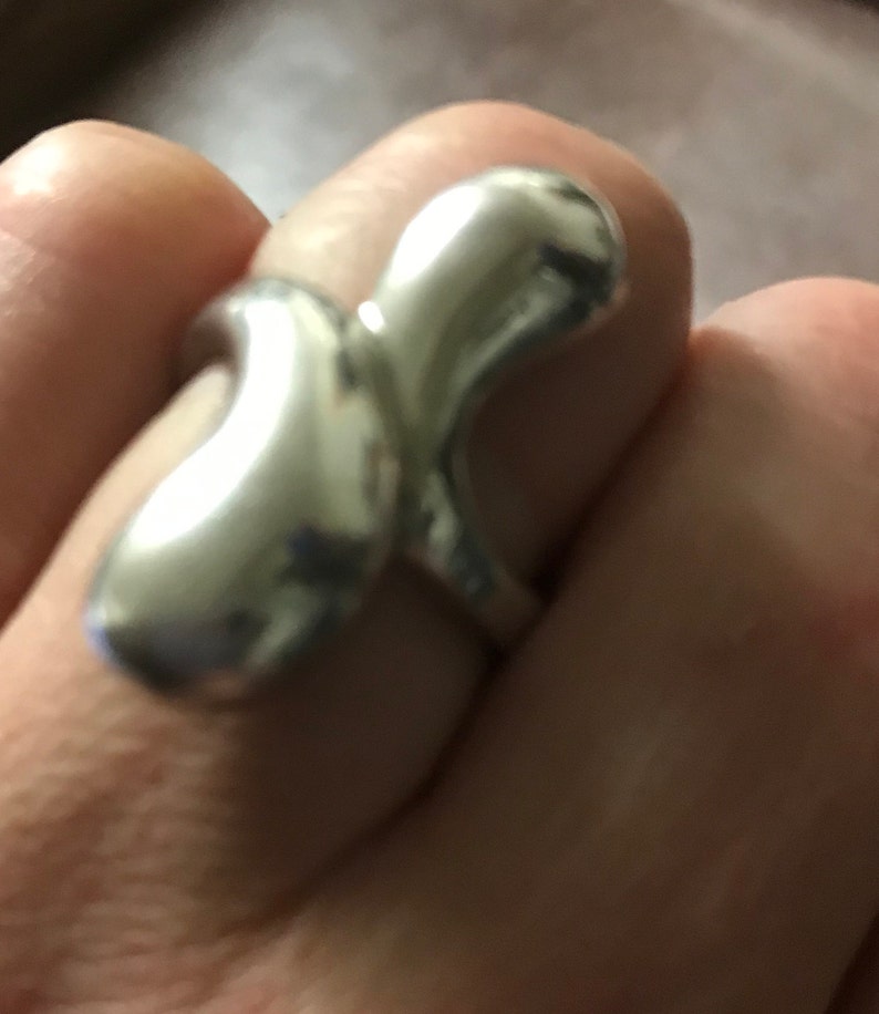 D17.25mm US 4.7g size 7 hallmarked 925 solid silver massive ring