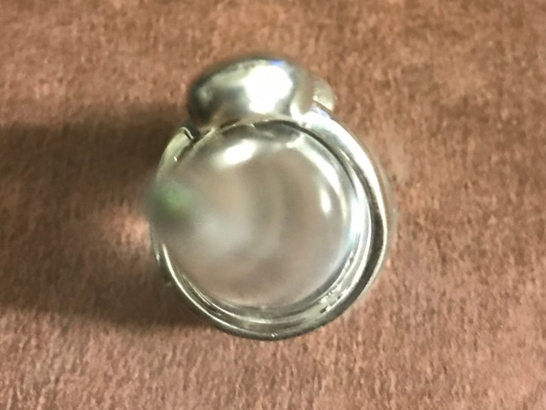 D17.25mm US 4.7g size 7 hallmarked 925 solid silver massive ring