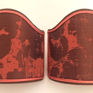 Venetian Lampshades on Rubelli fabric –  Gritti corallo pattern - Handmade in Italy