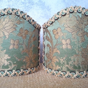 Venetian Lampshades on Rubelli fabric - Les Indes Galantes Giada pattern - Handmade in Italy