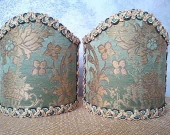 Venetian Lampshades on Rubelli fabric - Les Indes Galantes Giada pattern - Handmade in Italy