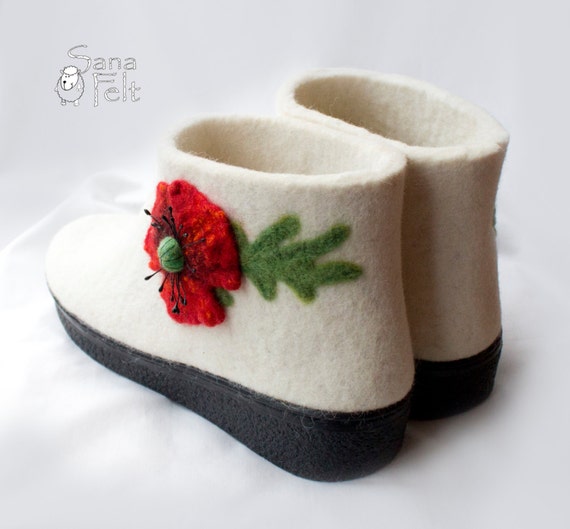 Winterstiefel für die Frau, warme Mode weiße Stiefel mit Blumen, Mädchen Schuhe, Filzen, Wollfilz, umweltfreundlich, Lady Stiefel, Hand gefilzt Schuhe Mädchen Winterstiefel, gefilzter Wolle, rosa Stiefel, Mädchen Schuhe, Hand Filzen, Wollfilz, umweltfreundlich, Lady Stiefel, gefilzte Schuhe,