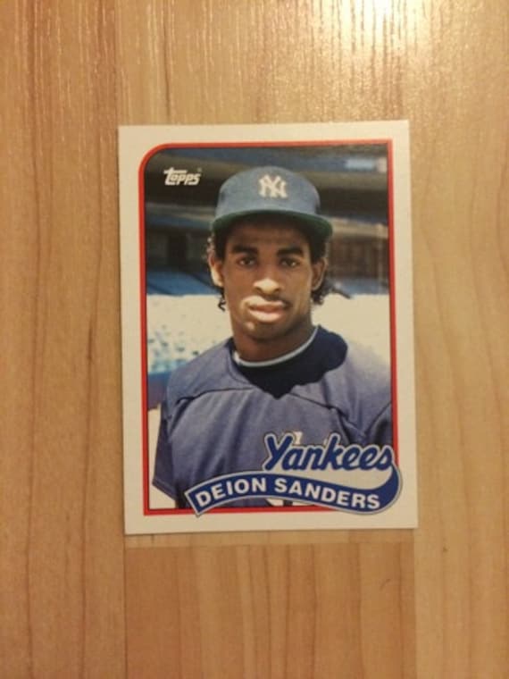deion sanders baseball jersey yankees