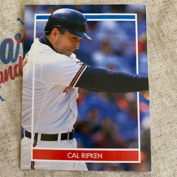 Cal Ripken “sticker” Etsy