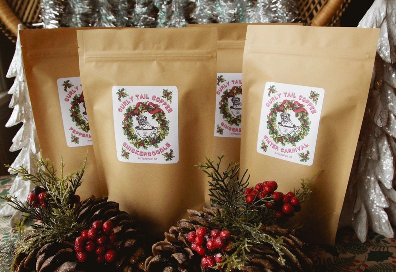 Holiday Flavored Roasts coffee flavored coffee small batch image 1