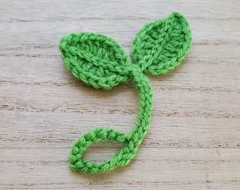 Viral Crochet Sprout, Sprout Headphone Charm, Cute Headphone Accessories, Sprout Cord Organizer for Travel