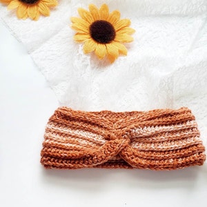 Twist Ear Warmers in Fall Colors, Soft and Comfortable Ear Warmers for Fall Outfits, Fall Birthday Gift