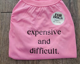 Funny Shirt for Dogs, Clothes for small dogs, Gift for Dog Lover