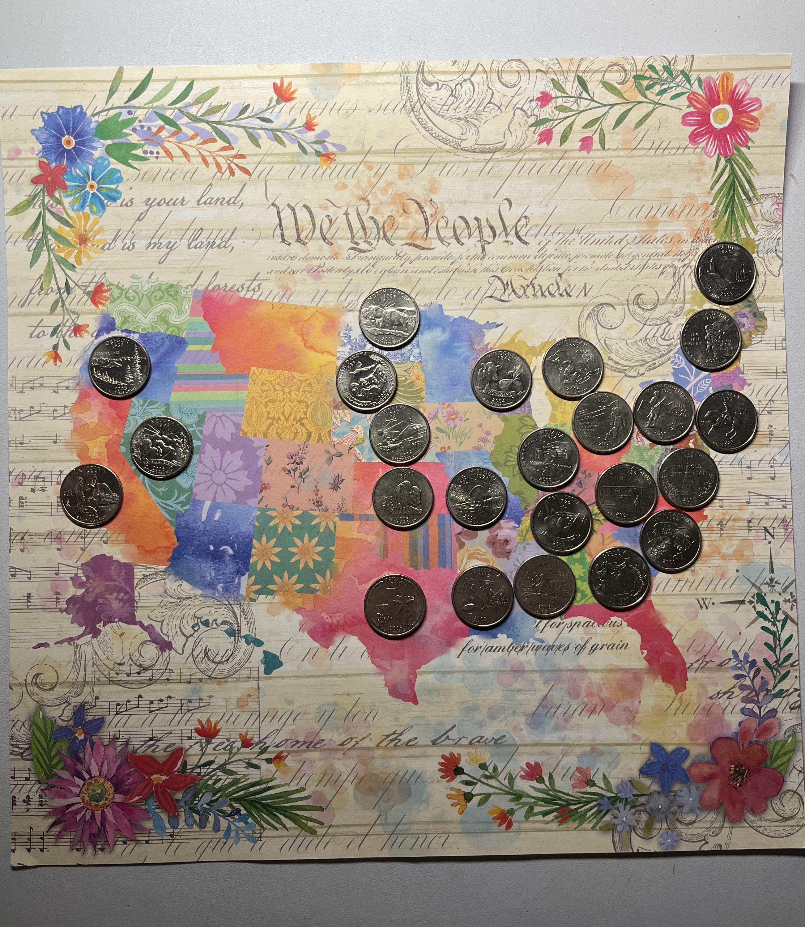 50 State Quarters - Etsy