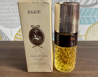 Vintage Fame Eau De Toilette De Corday (38) 1/2 Fl. Oz. - Etsy