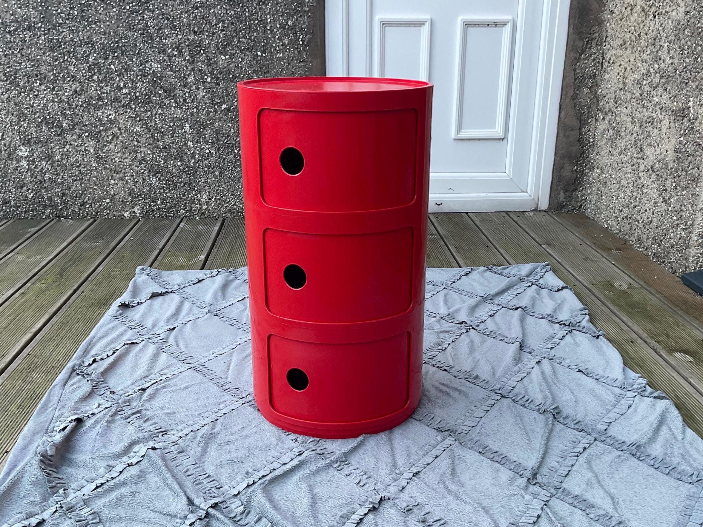 美品Kartell コンポニビリ　正規品Italy Anna Castelli Natavintage - Iconic Cabinet with Laundry Bin Kartell