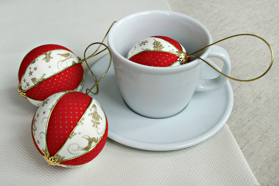 Christmas ball ornament traditional christmas decorations Xmas | Etsy