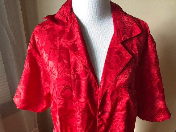 OS / small / vintage / red satin collection / pai… - image 3