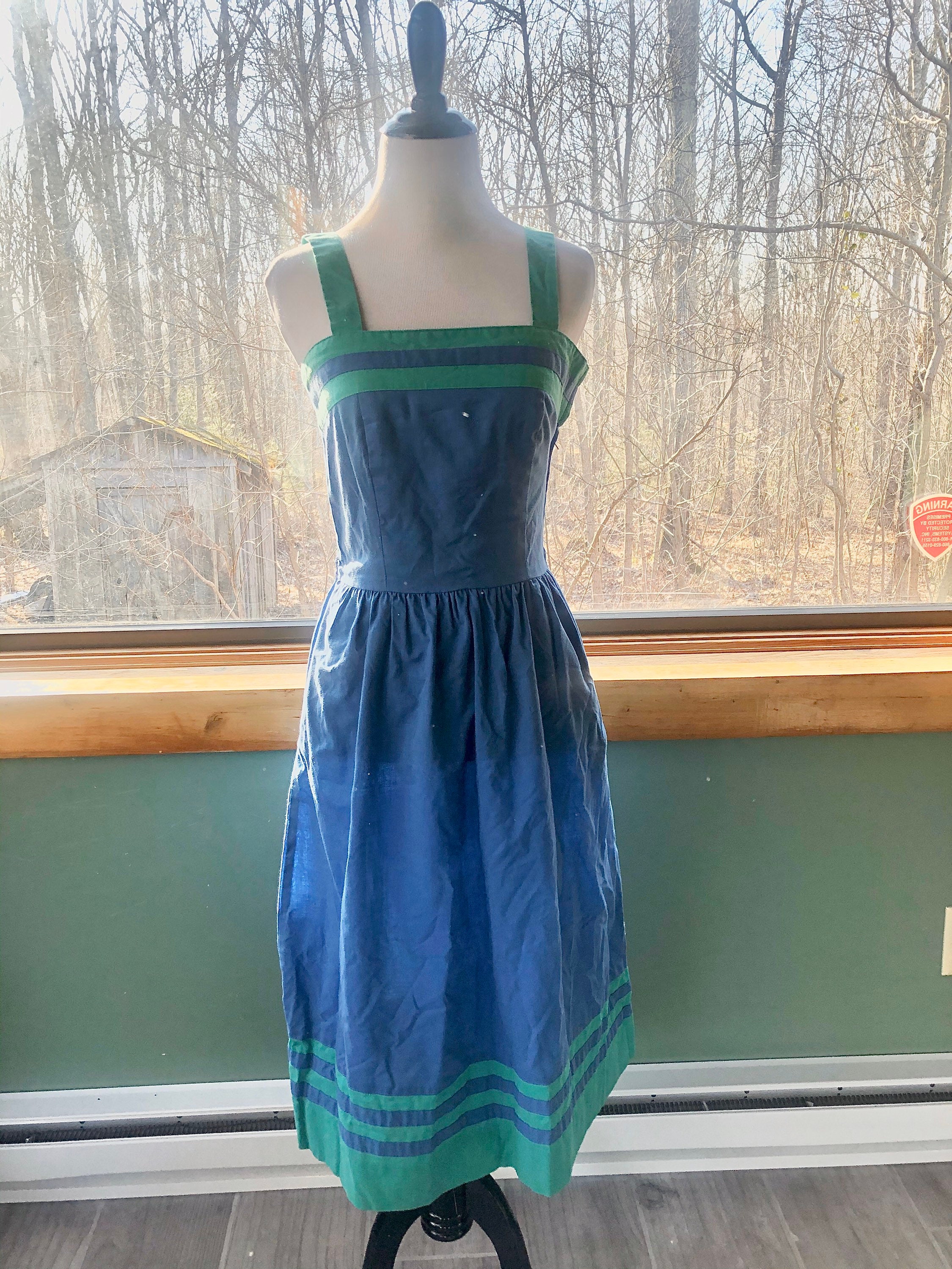 1980s Lanz Sailor Dress | XS/S