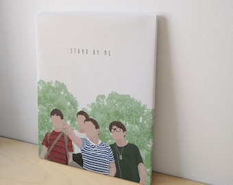 Canvas 8x10" Stand By Me Movie  - Stretched And Ready to Hang - Art Print Poster
