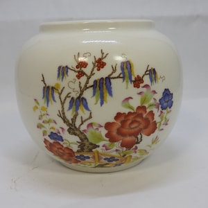 vintage Sadler ironstone ginger jar - storage jar -