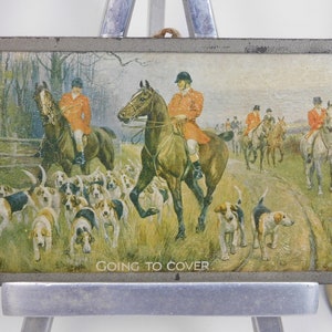 Tarjeta postal de Fox Hunting - Going to Cover