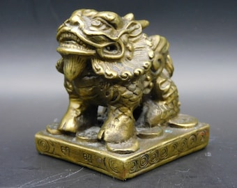 アンティーク中国磁器陶器ターコイズフー犬の置物 - Etsy 日本