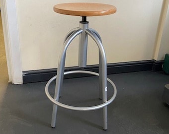 Metall Industrie hocker, Man Cave stool, Schlafzimmer Hocker, WorkStation Hocker, Vintage Hocker