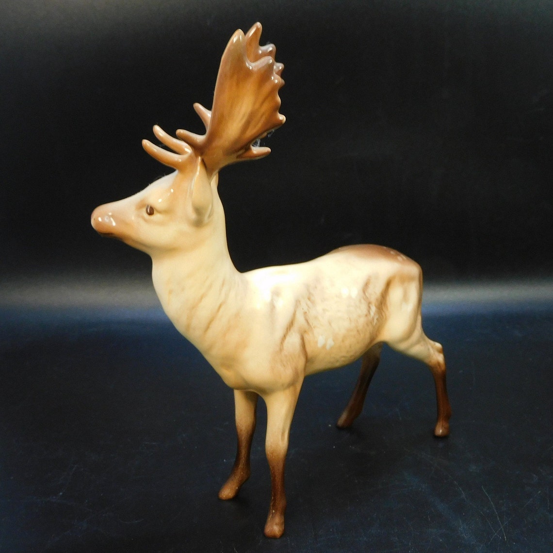 Deer beswick denhams auctions antique illustrated fallow standing search figure