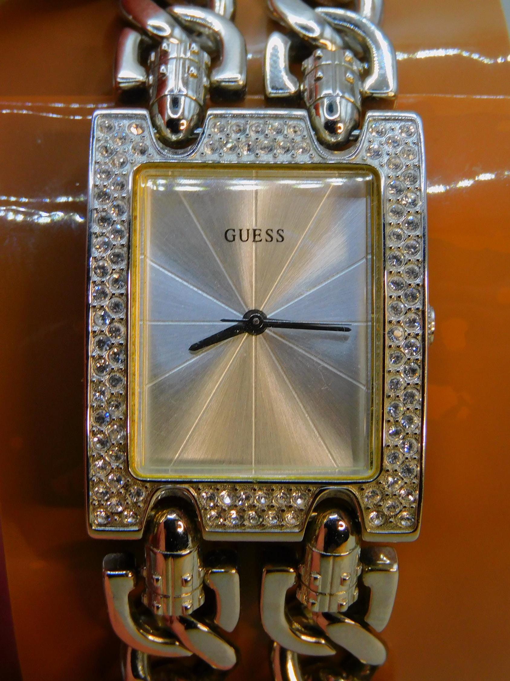 Guess Crystal Bezel Ladies Watch, Item No. W95088L1, Reduced  display picture 1