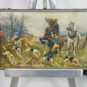 Carte postale Fox Hunting - À travers le pays