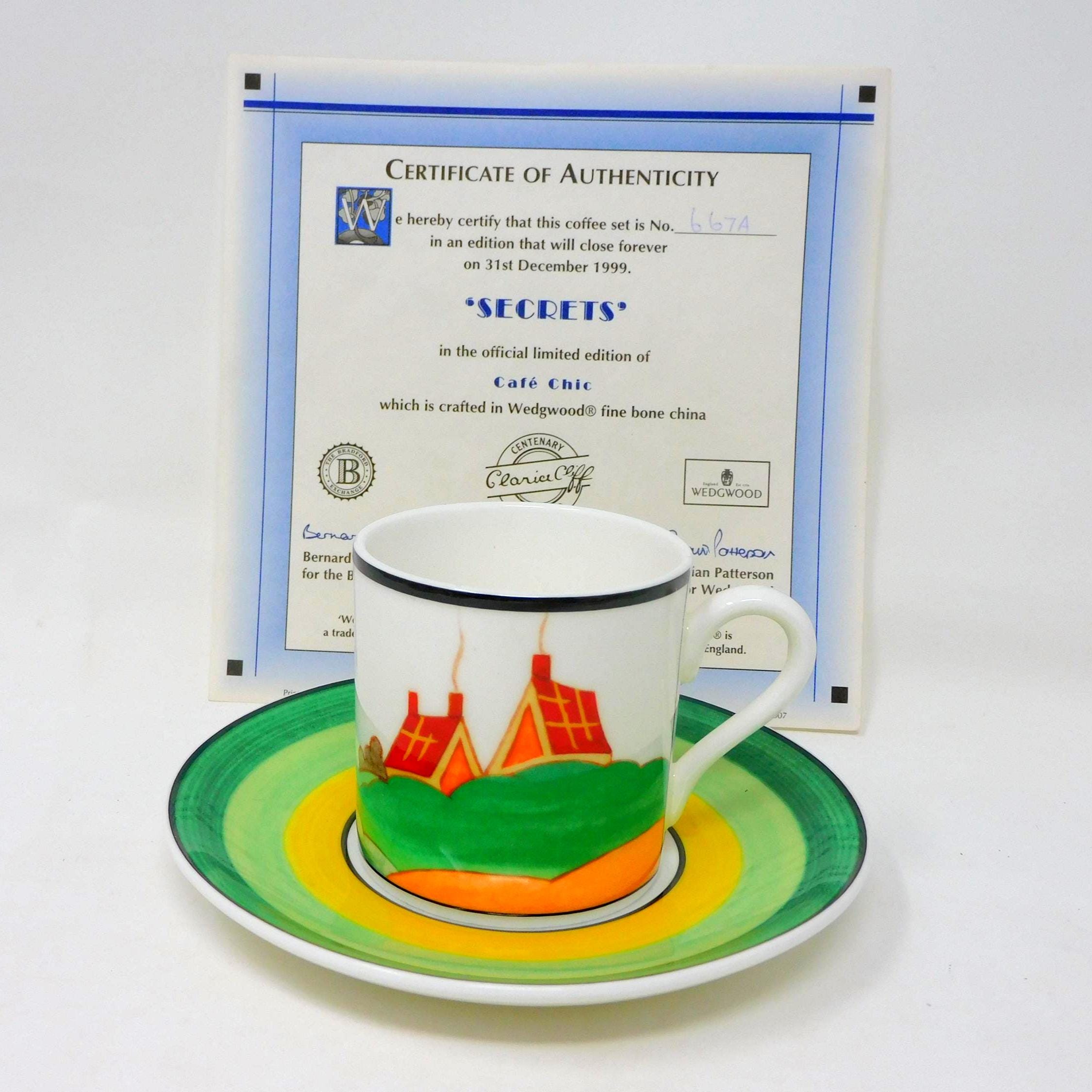 Clarice Cliff Coffee Set - Etsy UK