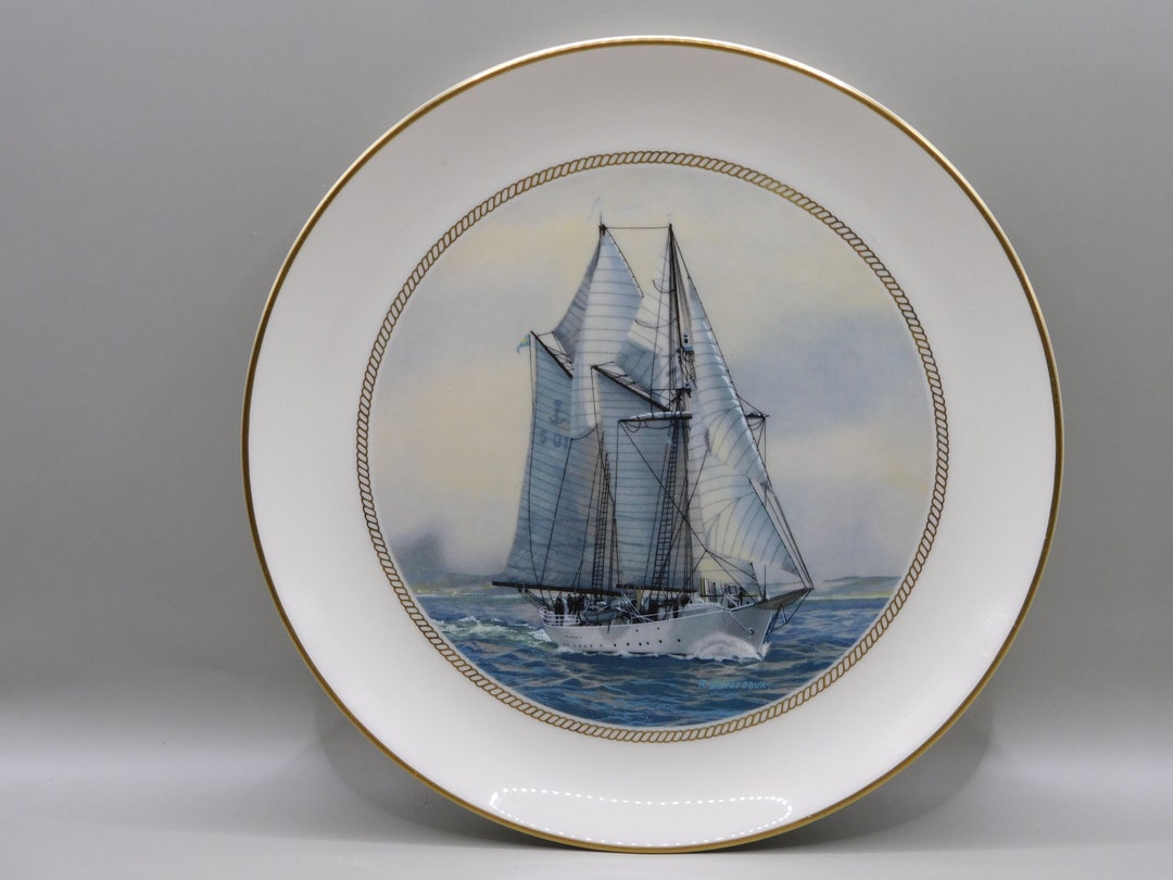 The Tall Ships Plates, Gladan Sweden, Limited Edition From USA, the