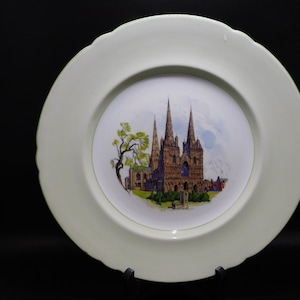 Vintage Shelley Collectible plate, Lichfield Cathedral , 10 3/4&quot; / 27.5cm