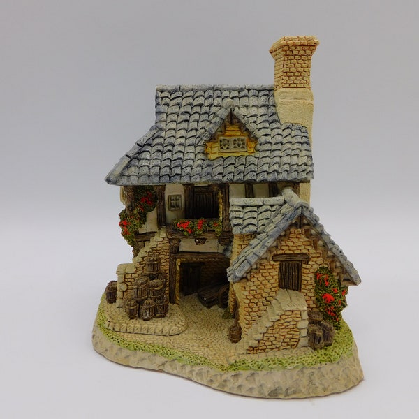 DAVID WINTER Coopers Cottage’ Hand Painted Vintage Model Cottage - 1985