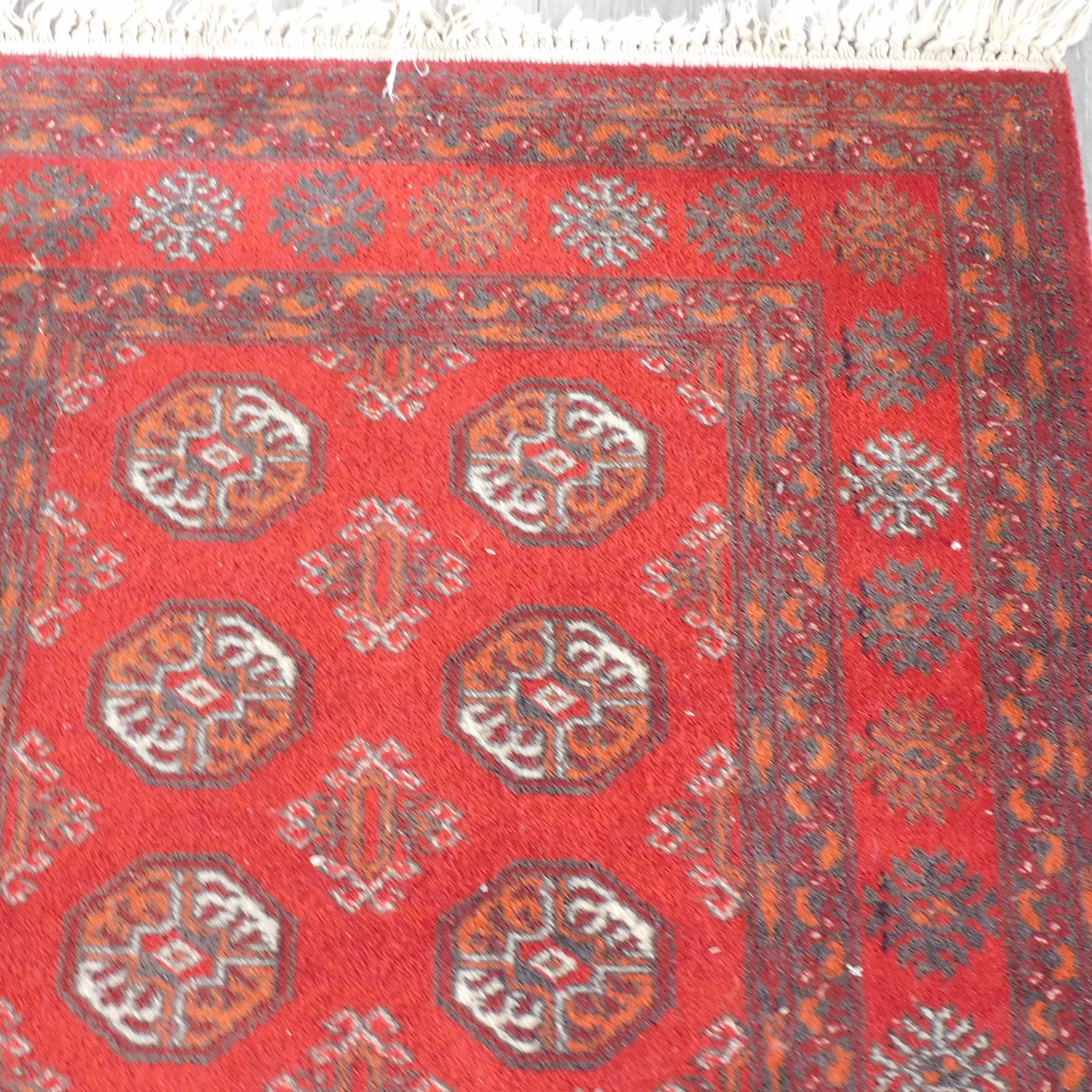 Rectangular Red Ground Eastern Rug Mossoul Rug 68 X 33 Etsy