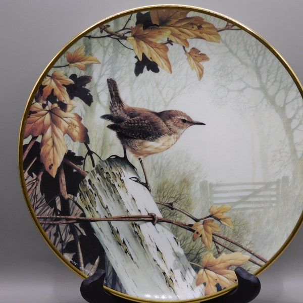 Wedgwood RSPB Centenary Collectible Plate - 'Wren' Limited Edition - 9 inch Diameter