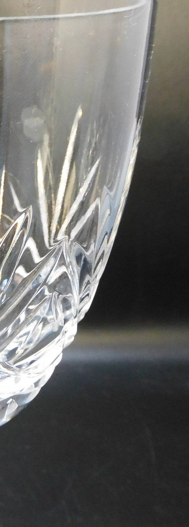 Copa de vino de cristal cortado Turín