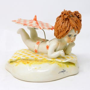 イタリア製　Zampiva（ザンピバ）アーティスト絵画絵描きオブジェ陶器製置物 Zampiva Figurine - Etsy