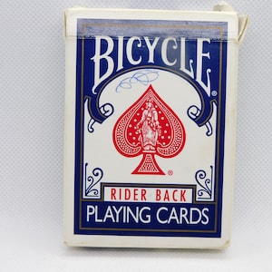 Carte da gioco per biciclette vintage, Finitura cuscino d'aria, Carte da poker