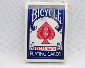 Cartas de jogar de bicicleta vintage, acabamento com almofada de ar, cartas de pôquer