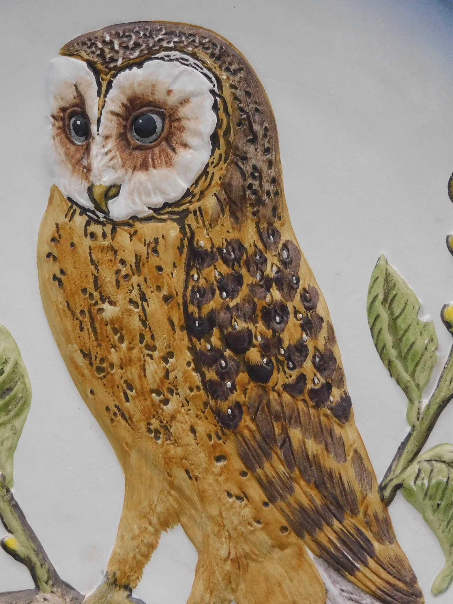 Goebel Wildlife Series, Barn Owl, Limited Edition Wall Plate