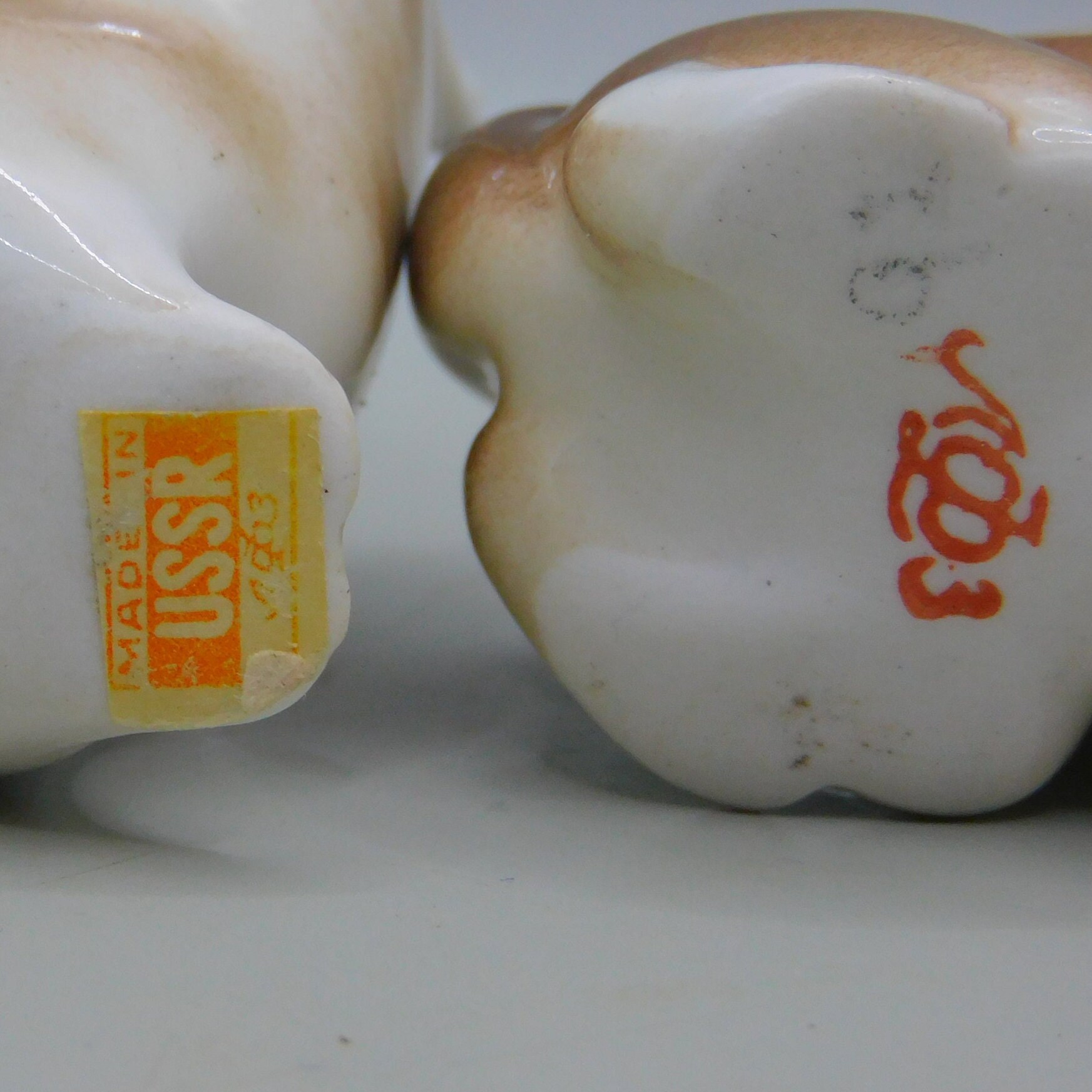 Lomonosov Porcelain USSR ホッキョクグマの置物 Lomonosov Soviet