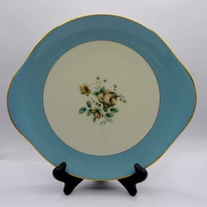 Royal Doulton, Rose Elegans, TC1010, Sandwich Plate, Cake Plate, Pastry Plate, 6 1/2&quot; / 16.4 cm, Flower design, 1 available