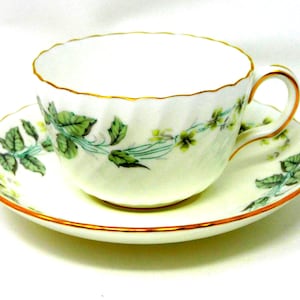 Tasse et soucoupe Minton Greenwich vintage