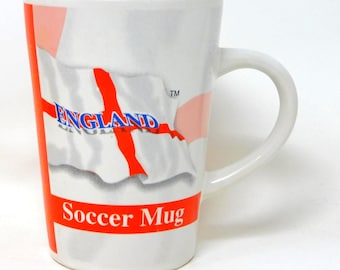 England Soccer Mug – St. George’s Flag Design