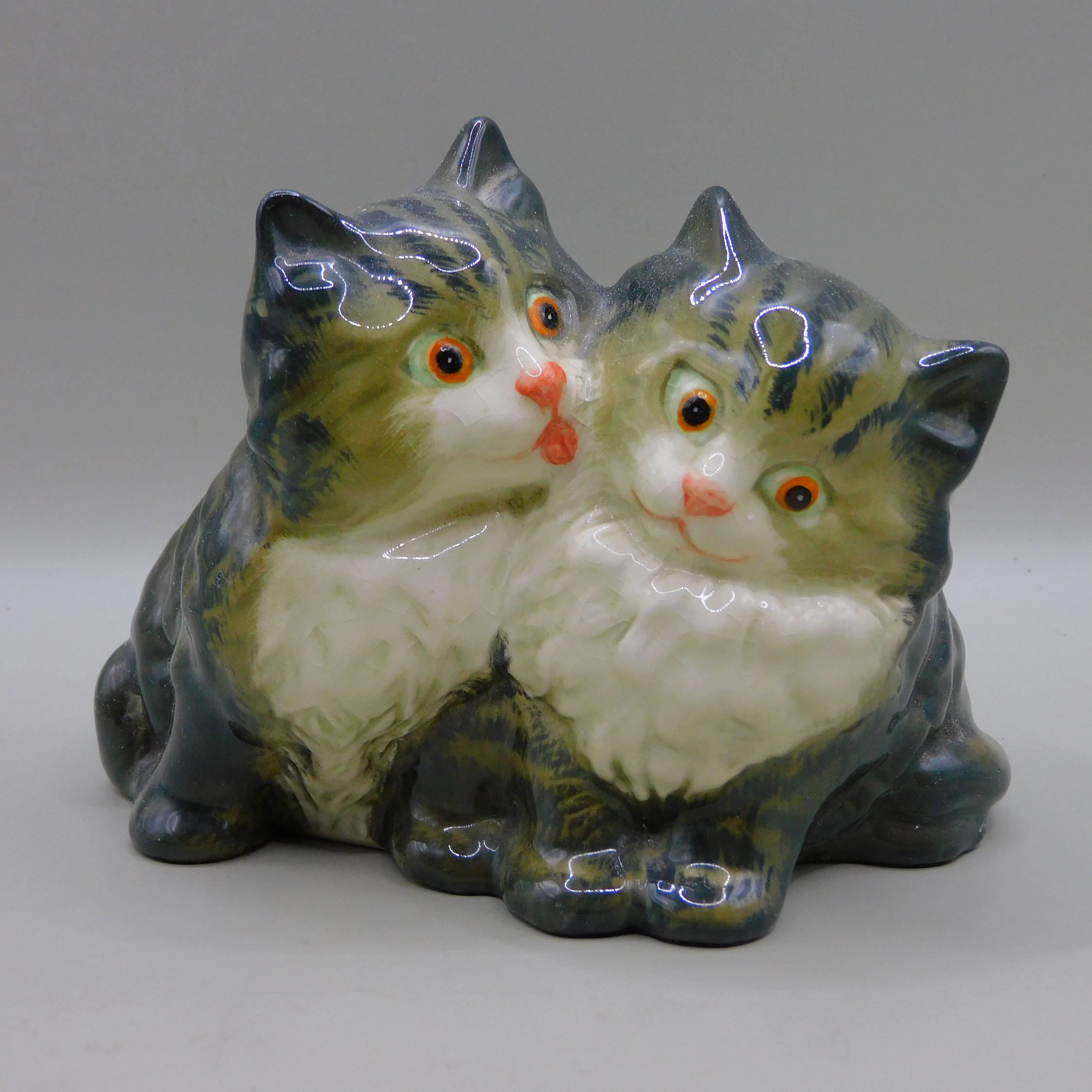 BESWICK ENGLAND白猫親子陶器置物 セット Beswick white cat - Etsy 日本