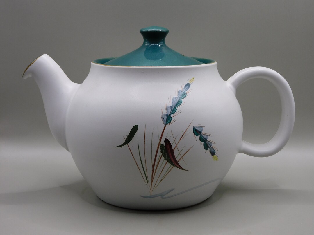 Denby Greenwheat Large Teapot Mid Century Vintage Teapot Etsy UK