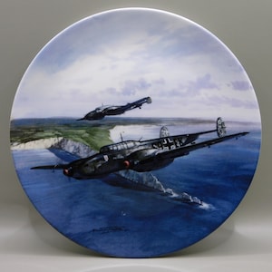 Coalport, Limited Edition in the Flight Of Eagles, &quot; Messerschmitt Bf 110&quot; by Michael Turner