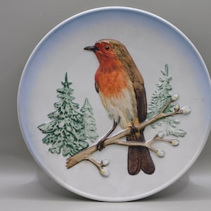 Goebel Wildlife Series, Robin, limited edition wall plate series