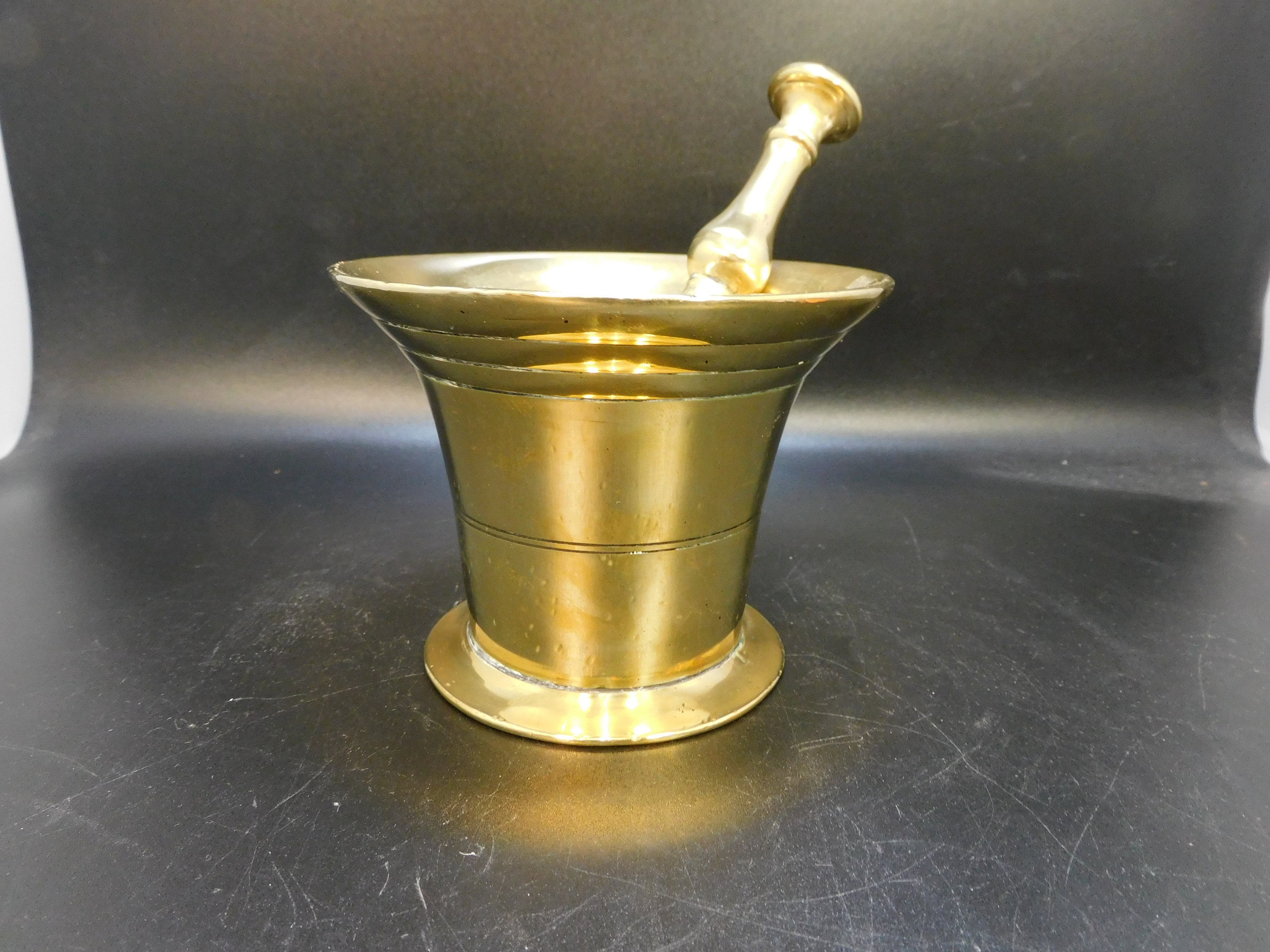 Pestillo de latón victoriano del siglo XIX y mortero | Etsy